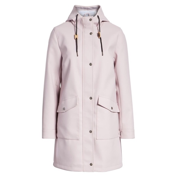 levi's hooded front zip raincoat